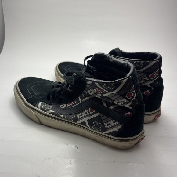 Vans Nintendo NES Controller 'GAME OVER' SK8-Hi High Top Shoes Mens Size 9. - Picture 3 of 16